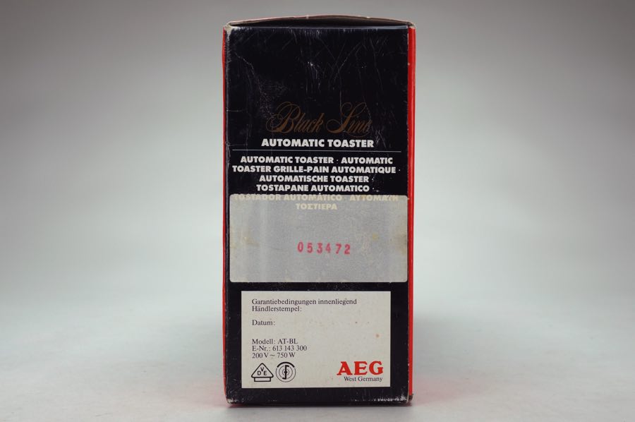 Automatic Toaster Black Line - AEG 4