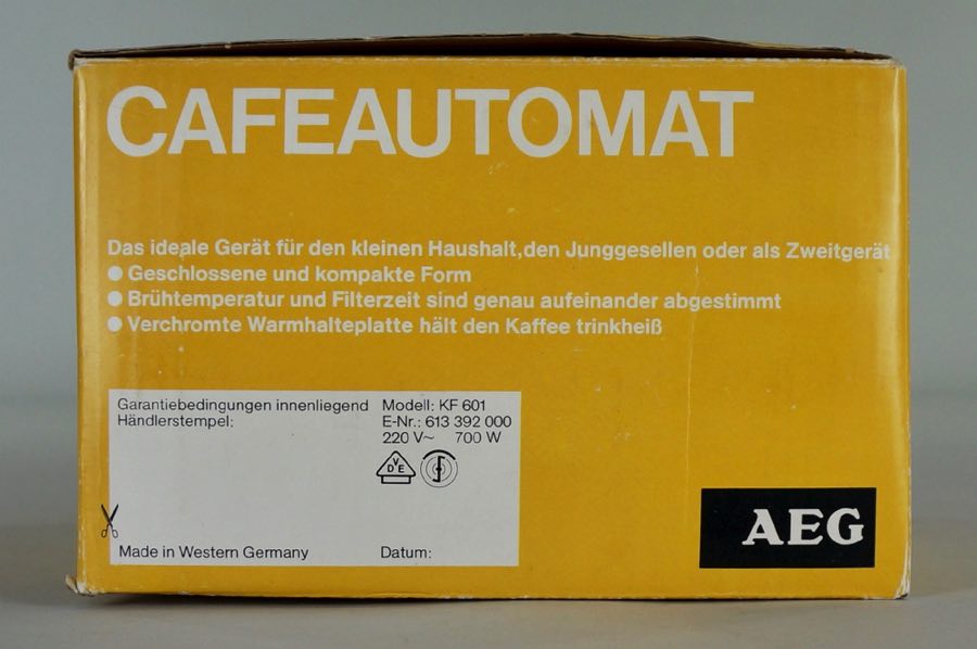 Cafeautomat - AEG 3