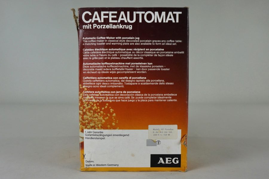 Cafeautomat - AEG 3