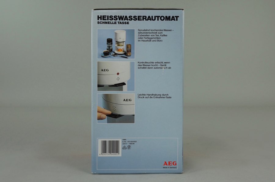 Heisswasserautomat - AEG 2