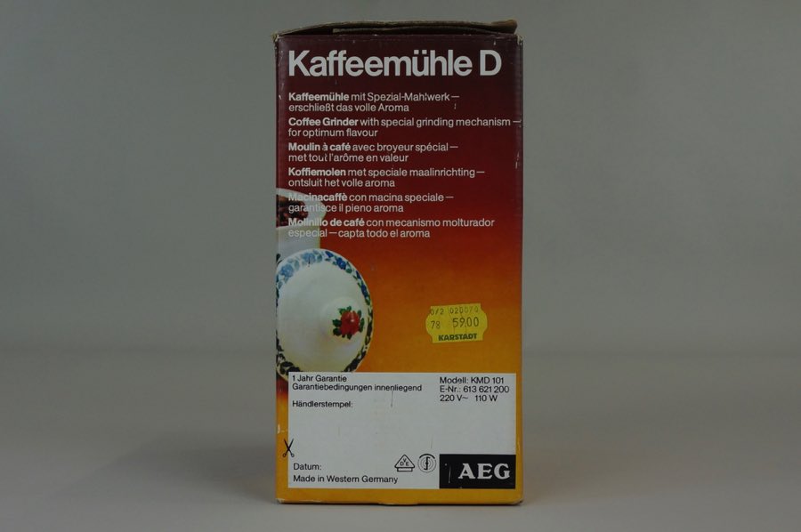 Kaffeemühle D - AEG 3