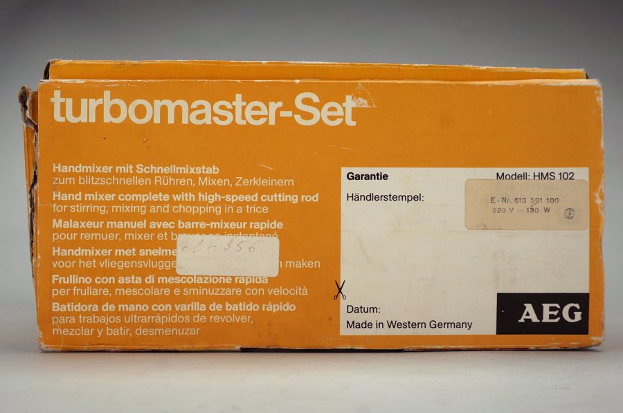 Turbomaster-Set - AEG 3
