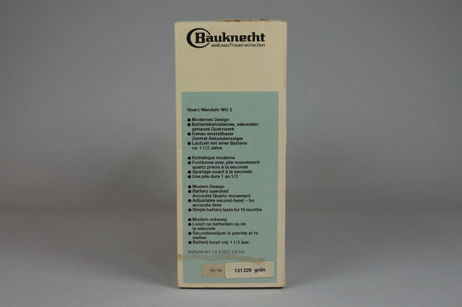Quarz-Wanduhr - Bauknecht 2