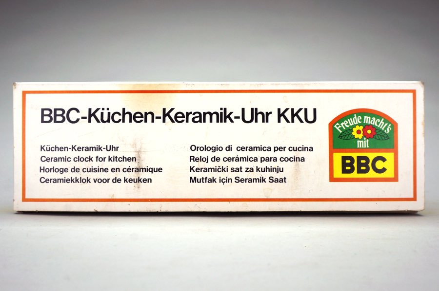 Küchen-Keramik-Uhr - BBC 2