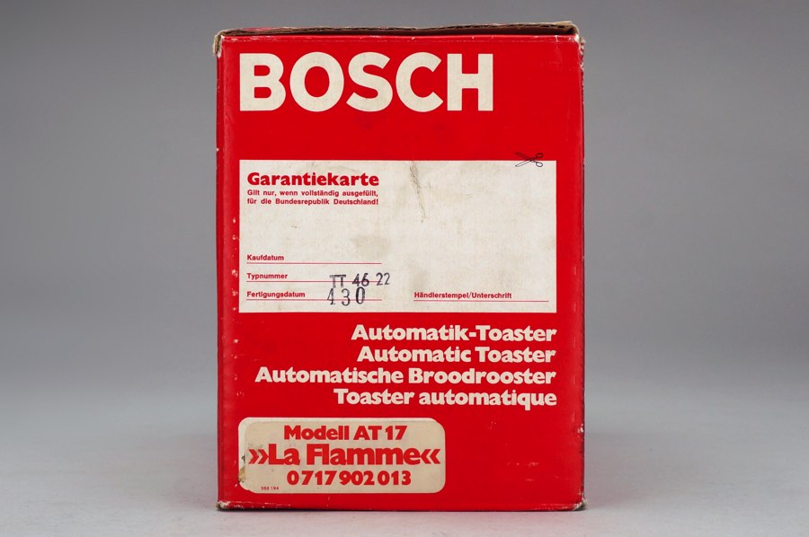 Automatik-Toaster AT 1 - Bosch 4