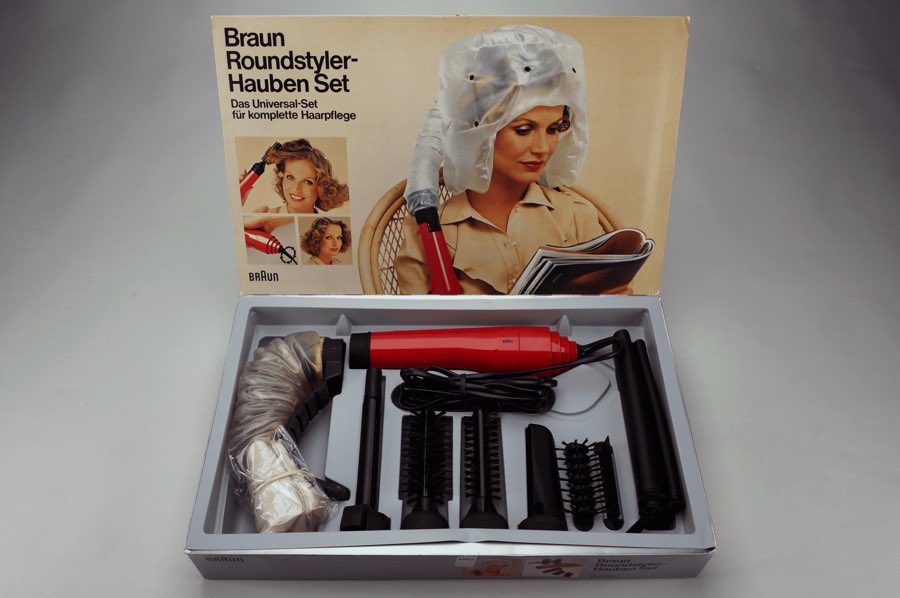 Roundstyler-Hauben Set - Braun 3