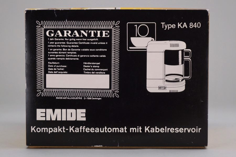 Kompakt-Kaffeeautomat - Emide 3