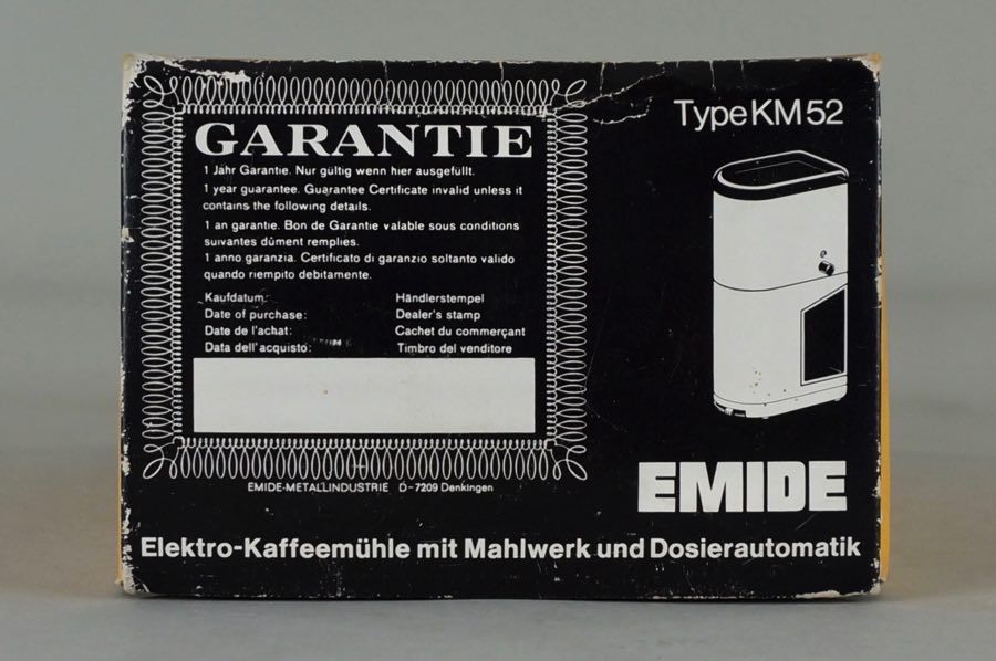 Kaffeemühle - Emide 3