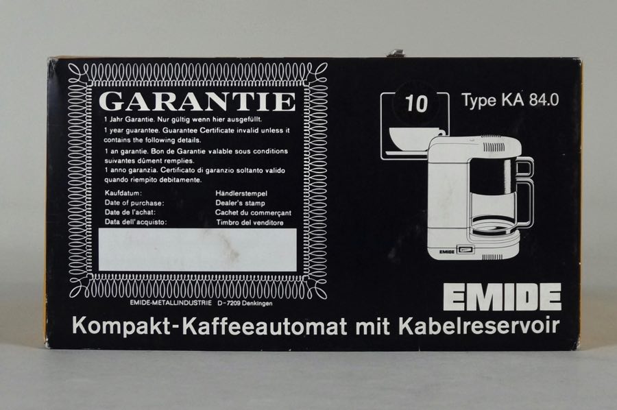 Kompakt-Kaffeeautomat - Emide 3