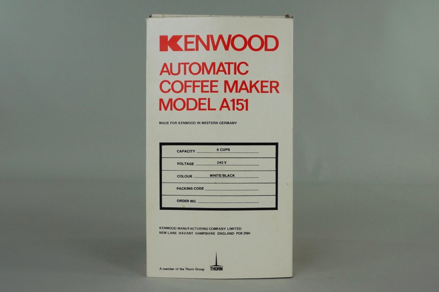 Automatic Coffee Maker - Kenwood 3