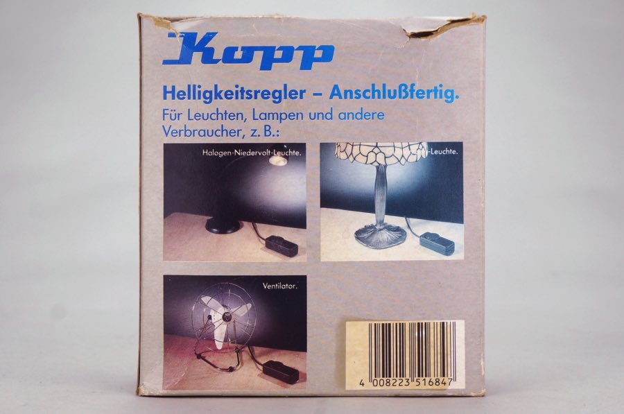 Helligkeitsregler - Kopp 2