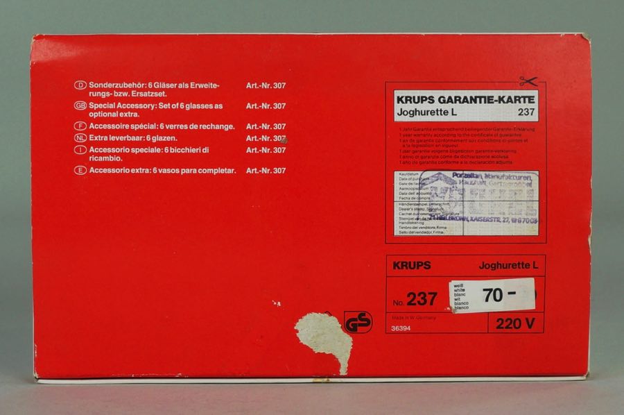 Joghurette L - Krups 4