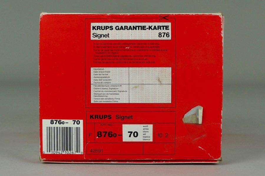 Signet - Krups 4