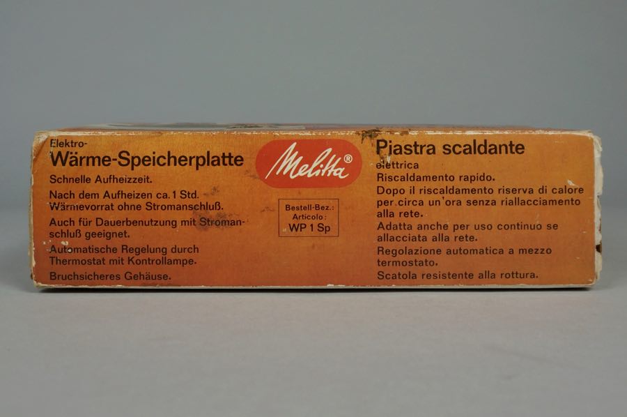 Elektro Wärme-Speicherplatte - Melitta 2