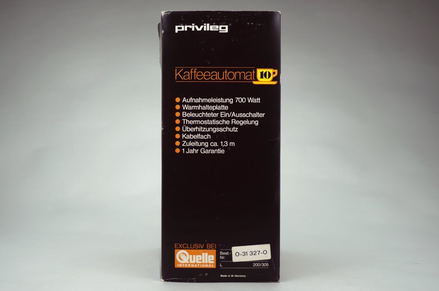 10-Tassen-Kaffeeautomat - Privileg 2