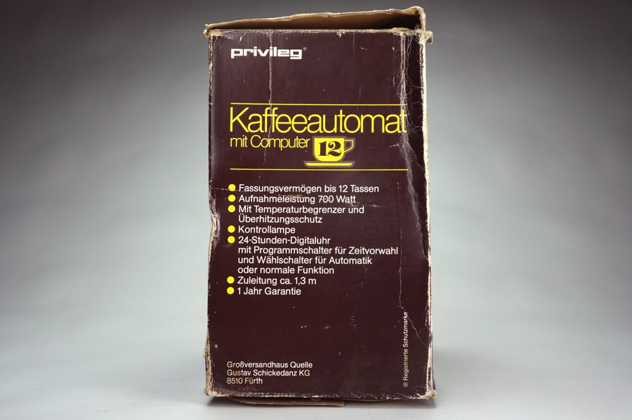 Kaffeeautomat mit Computer - Privileg 2