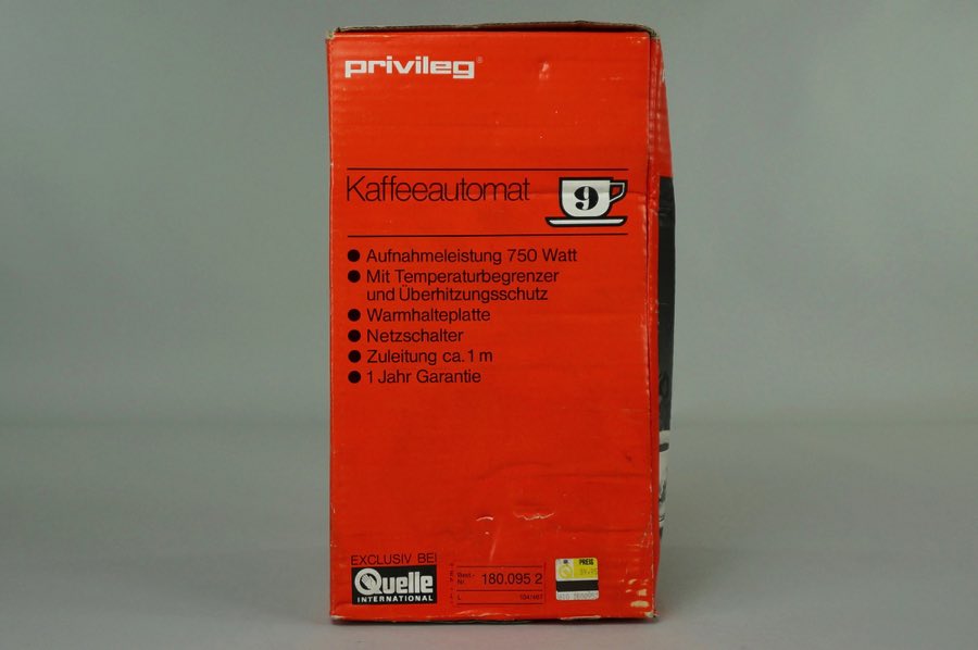 9 Tassen Kaffeeautomat - Privileg 2