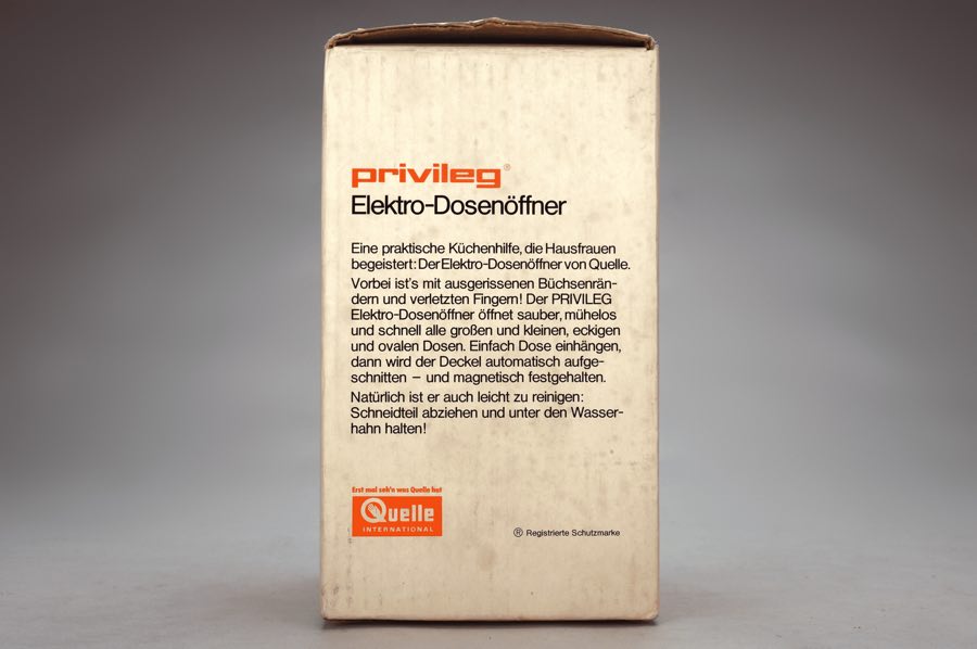 Elektro-Dosenöffner - Privileg 2