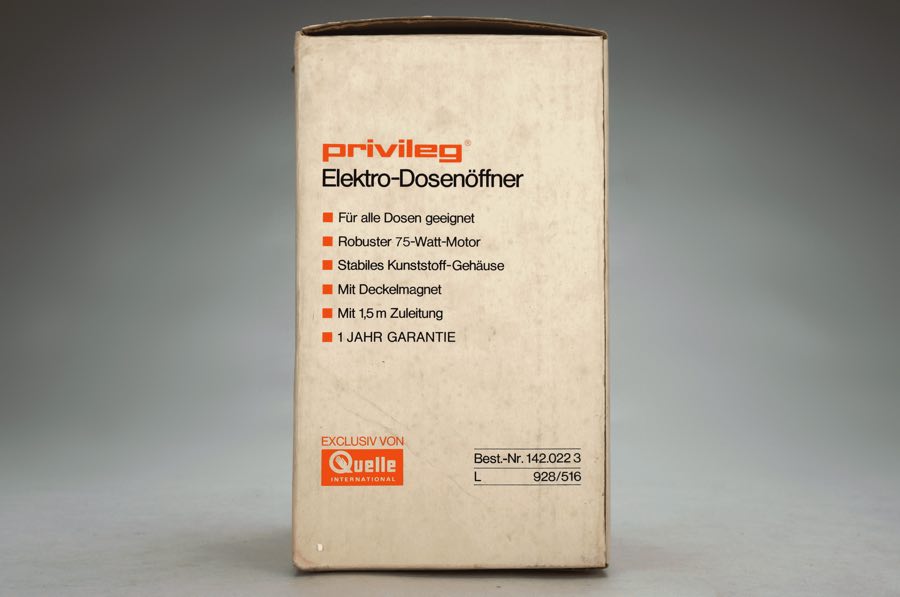 Elektro-Dosenöffner - Privileg 3