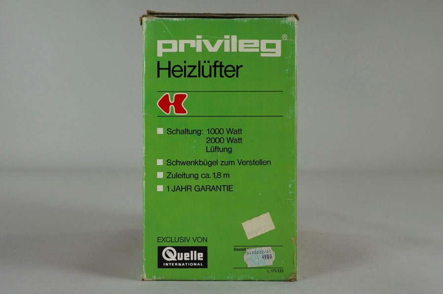 Heizlüfter - Privileg 2