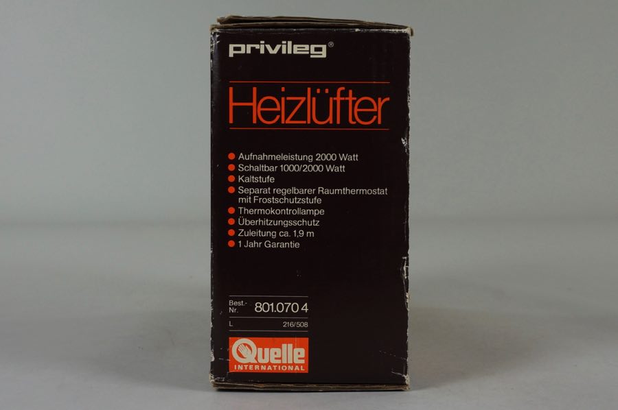 Heizlüfter - Privileg 2