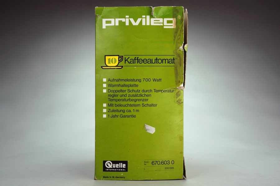 Kaffeeautomat für 10 Tassen - Privileg 2