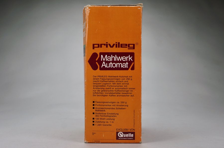 Mahlwerk Mühle - Privileg 4