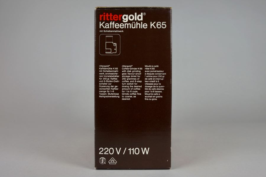 rittergold Kaffeemühle - Ritter 2