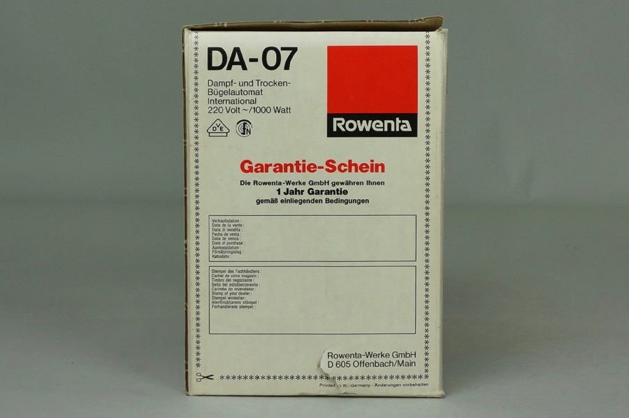 Dampf-Bügelautomat International - Rowenta 3