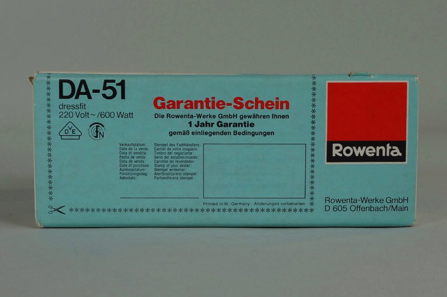 Dressfit - Rowenta 5