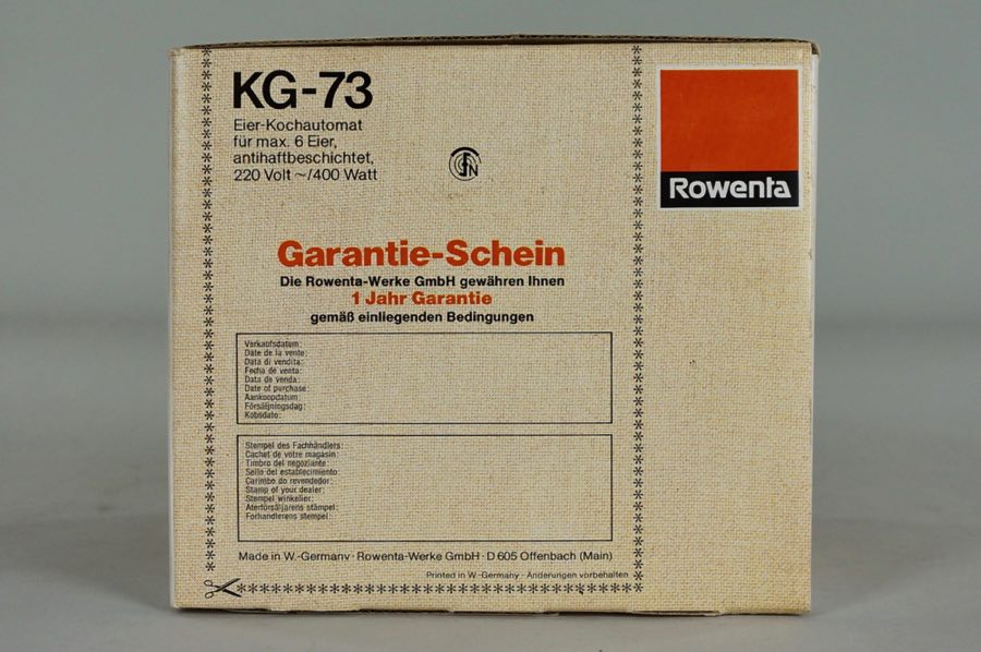 Eier-Kochautomat - Rowenta 3