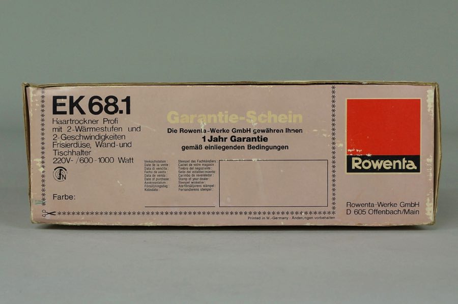 Haartrockner Profi - Rowenta 5