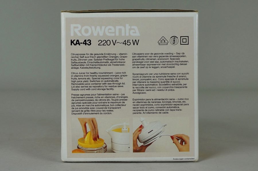 Citruspresse - Rowenta 3