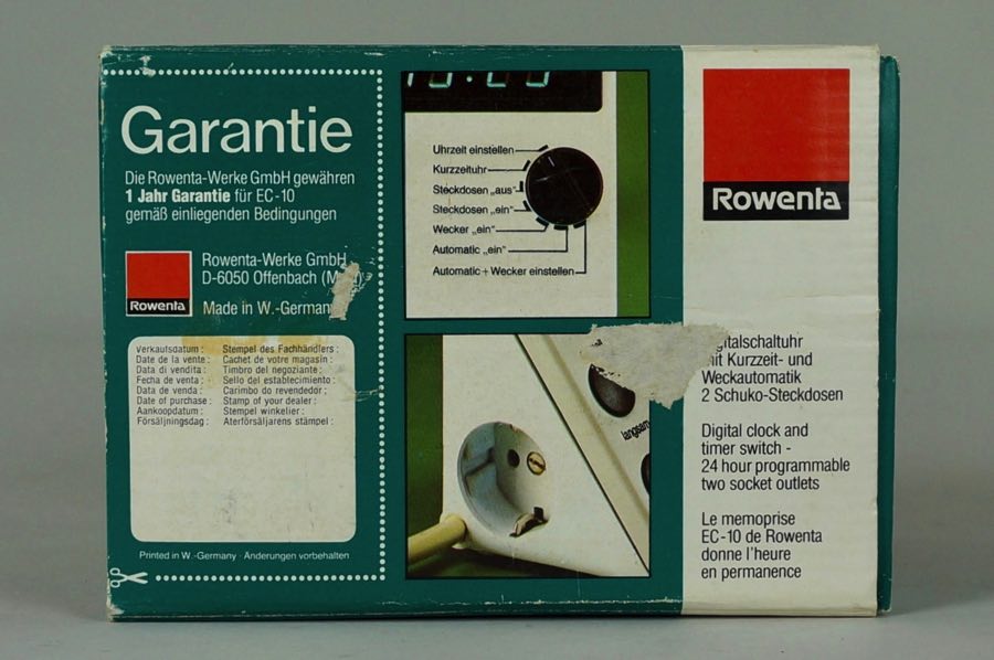 Time-o-mat - Rowenta 5