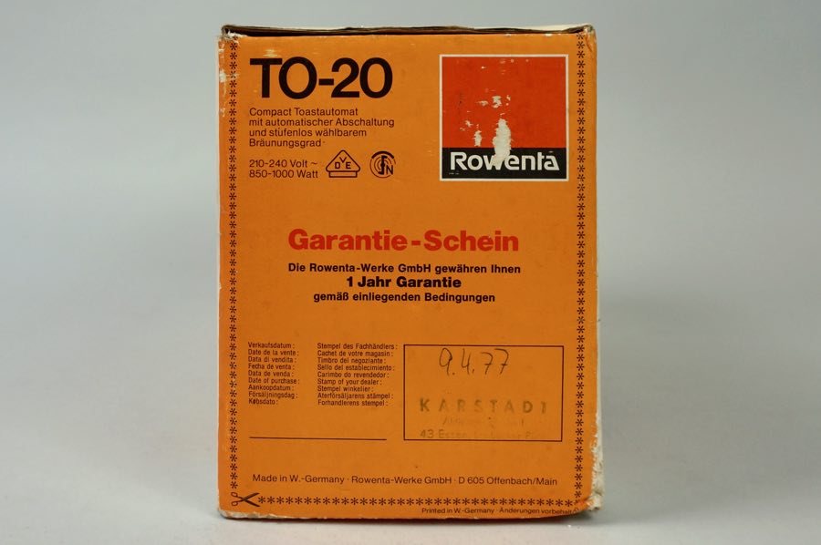 Compact Toastautomat - Rowenta 3