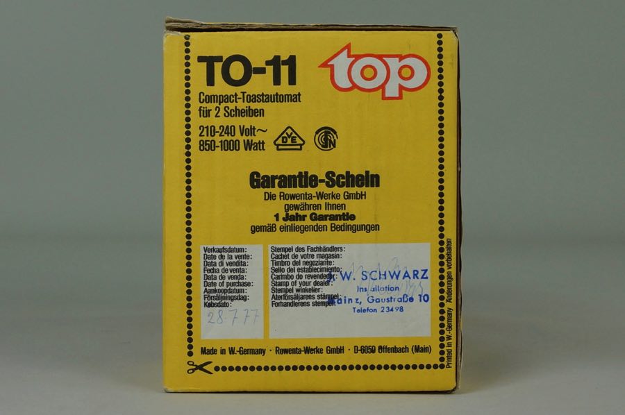 Compact-Toastautomat - Rowenta 4