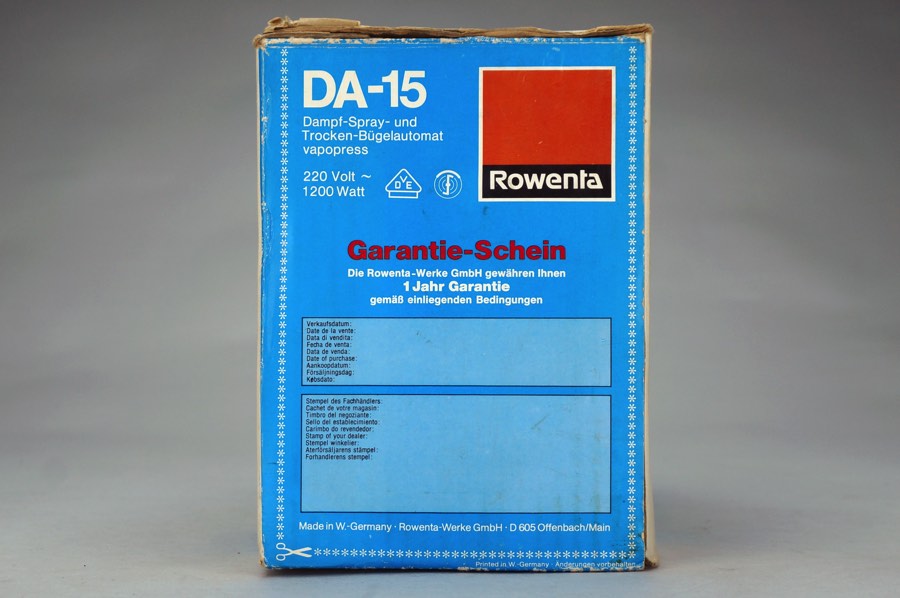 Vapopress - Rowenta 4