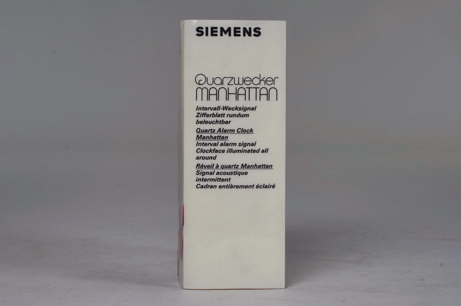Quartzwecker Manhattan - Siemens 2