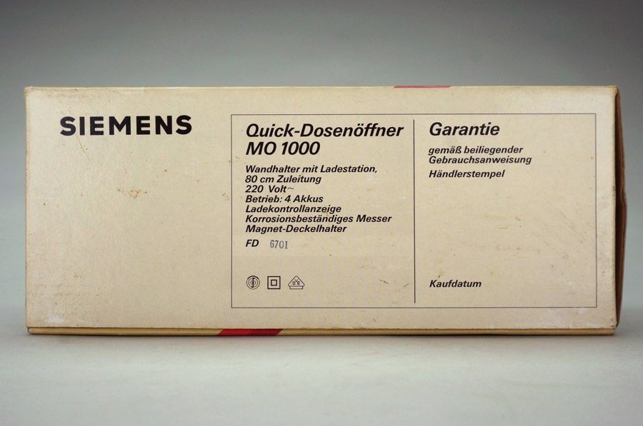 Quick-Dosenöffner - Siemens 3